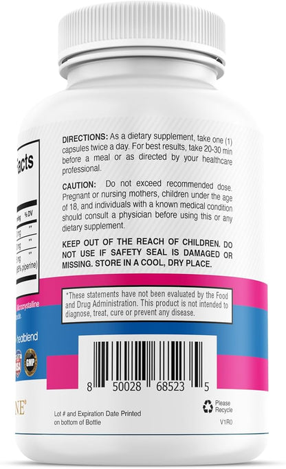 healblend DIM Ultra Dietary Supplement 350mg with Bioperine, Diindolylmethane, Estrogen Metabolism Support, Hormone Balance & PMS Relief, 60 Capsules