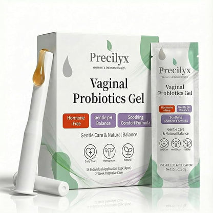 Vaginal Probiotics Intimate Care Gel for Women with Boric Acid Odor Control,Itch Relief & pH Balance Hormone-Free | BV & Yeast Infection Care | Dryness Moisturizer,14 Pre-Filled Applicators