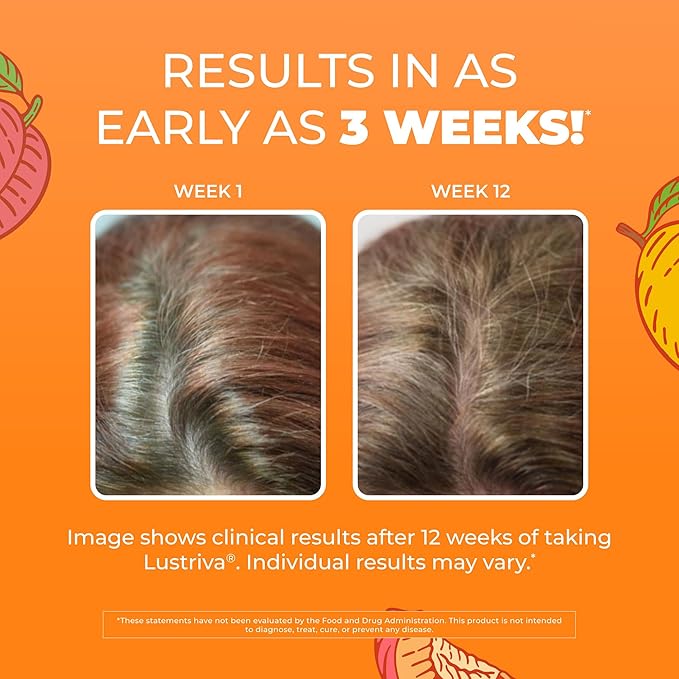 MaryRuth's Multivitamin + Hair Growth Gummies | with Lustriva® | Biotin 10000mcg | B Vitamins | Formulated for Thicker Hair, Wrinkles, Fine Lines, Skin Care | Ages 18+ | 30 Servings