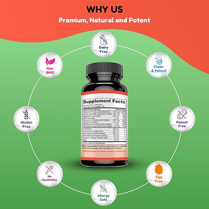 SHIFAA NUTRITION Halal Thyroid Support 30 Servings | Non-GMO Relief Supplement w/ B12, Iodine, Selenium, L-Tyrosine | Supports Energy, Metabolism, Focus, Clarity, Cortisol Balance