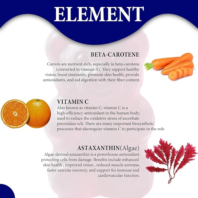 Tanning Gummies - Self Tan Supplement That Work Fast Without Sun - Daily Oral Chews with Beta Carotene Astaxanthin Lycopene & Vitamins for Skin Health Glow Up Sunless Tan - Vegan Sugar Free