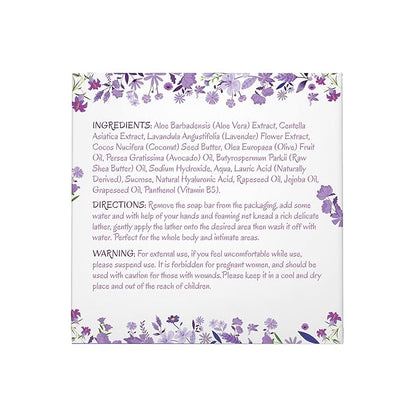 FIVONA Feminine Yoni Soap Natural Herbal Bar with Foaming Bag Perfect for Intimate V Care and Body Wash 5.3 oz