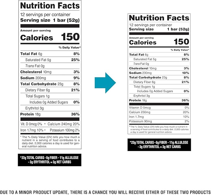 Quest Nutrition Crispy Cookies & Cream Hero Protein Bar, 18g Protein, 1g Sugar, 3g Net Carb, Gluten Free, Protein Snack, Keto Friendly, 12 Count
