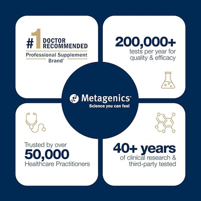 Metagenics Magnesium Glycinate - Highly Absorbable Magnesium Supplement for Sleep, Stress Relief & Muscle Relaxation* - Supports Bone, Heart & Nerve Health* - Non-GMO, Gluten-Free - 240 Tablets