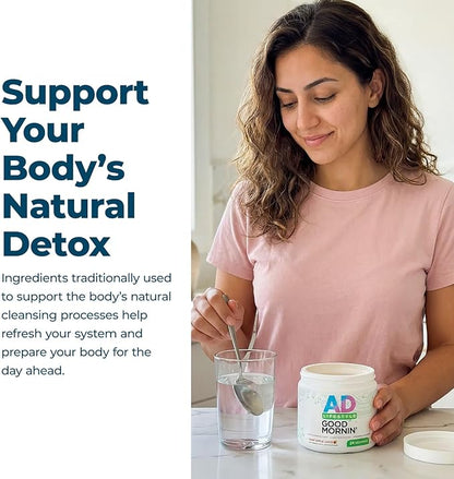 Project AD Life Good Morning Detox and Performance Drink, Naturally Flavored and Formulated with L-GLutamine, Apple Cider Vinegar, and Aloe Vera (24 Servings, Summer Fruits)