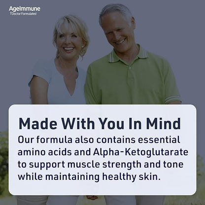SOD Antioxidants Complex Healthy Aging Supplement - 400mg of Superoxide Dismutase - Alpha Lipoic Acid - Green Tea Extract - L-Arginine - Lysine - AKG - Vitamins A and E for Immune Support-120 Capsules