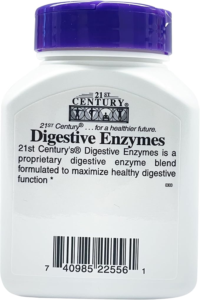 21st Century Digestive Enzymes, 60 Capsules