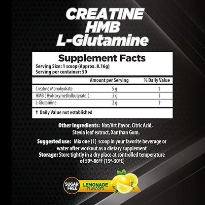 Pro Series Recovery Creatine HMB L-Glutamine is a Powerful Recovery Formula Designed to Accelerate Muscle Repair and Support Lean Muscle Growth After Intense Workouts.