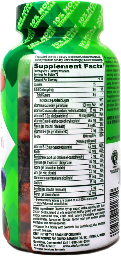 Vitafusion Women's Daily Multivitamin Gummy 150 Count