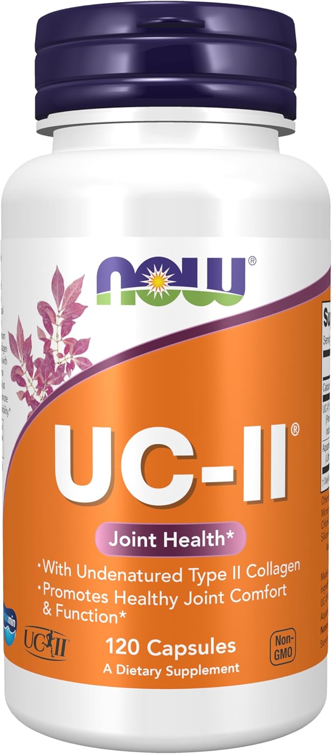 NOW Supplements, UC-II Type II Collagen, 120 Veg Capsules