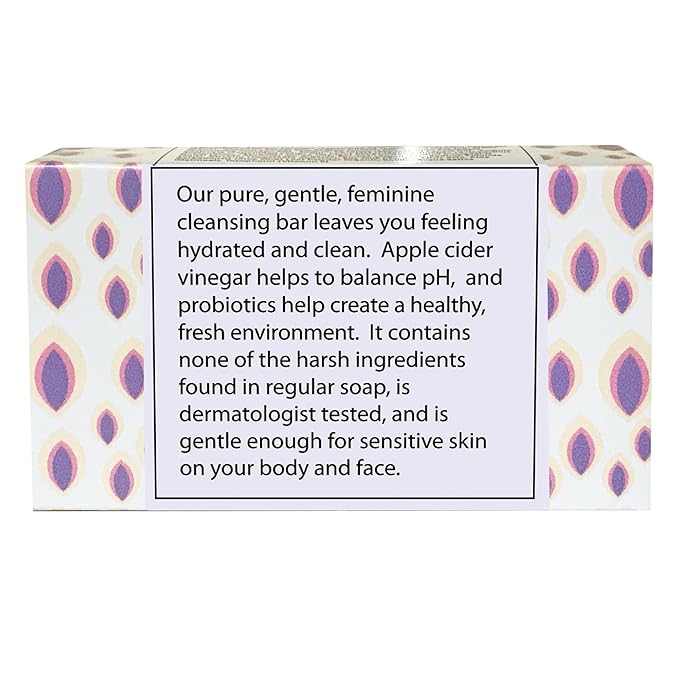 One With Nature Feminine Cleansing Bar, Fragrance Free Feminine Soap Bar, Oatmeal, 3.5 Oz (Pack Of 3)