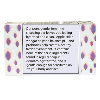 One With Nature Feminine Cleansing Bar, Fragrance Free Feminine Soap Bar, Oatmeal, 3.5 Oz (Pack Of 3)