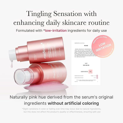 medicube Exosome Shot PDRN Pink Collagen 2,000 PPM Spicule Facial Serum | Liquid Skin Booster | Exosome, Salmon DNA Spicules | Uneven Skin Tone, Pore Care, Skin Texture | Korean Skincare, 1.01 fl.oz