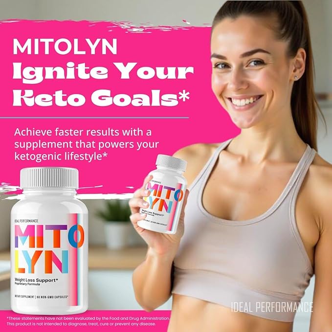 Mitolyn Weight Loss Pills, Mitolyn Reviews Advanced Formula - Mitolyn Capsules Dietary Supplement for Maximum Strength, All Natural Keto Pills, Mitolyn Capsules, Mito lyn Pills Reviews (5 Pack)
