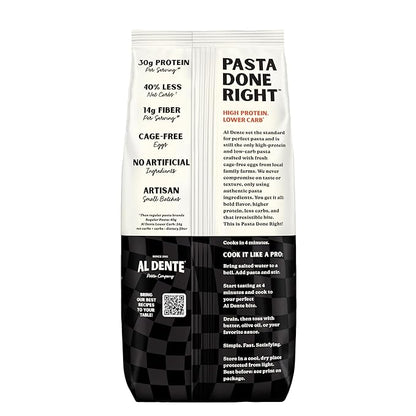 AL DENTE Carba-Nada Roasted Fettuccine, Garlic, 10 Ounce (Pack of 6) (lwrg)