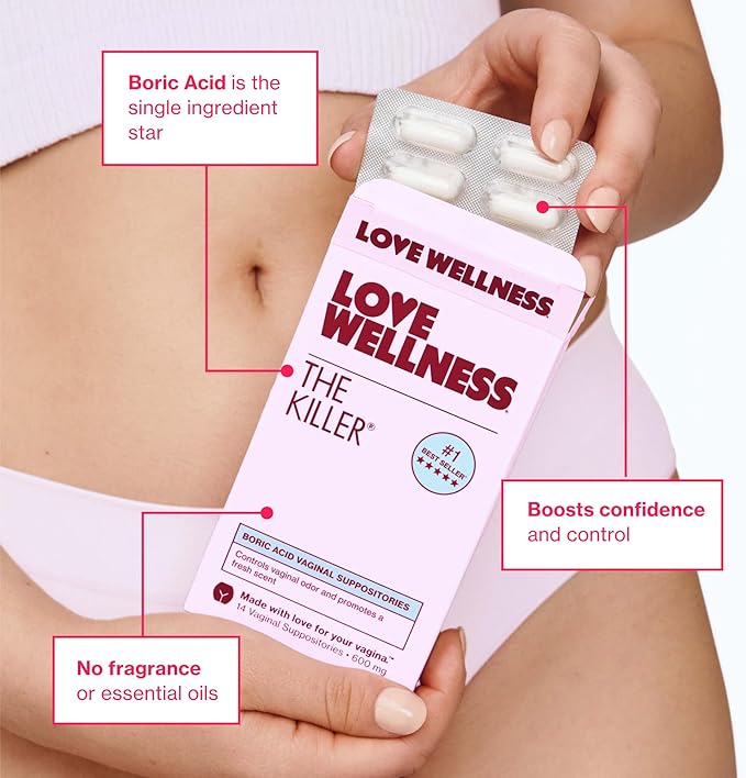 Love Wellness pH Balancing Cleanser & The Killer | Feminine Balance Duo | Supports Balanced pH, Intimate Health & Hygiene