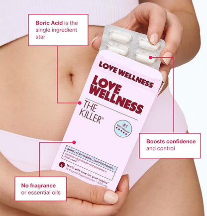 Love Wellness pH Balancing Cleanser & The Killer | Feminine Balance Duo | Supports Balanced pH, Intimate Health & Hygiene