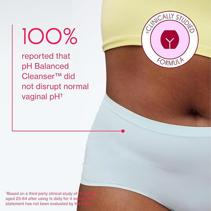 Love Wellness pH Balancing Cleanser | Feminine Vulva Wash for Intimate Health & Hygiene | Fragrance-Free, Non-Irritating & pH Matched | With Aloe Vera & Calendula for Sensitive Skin | 10 Fl Oz