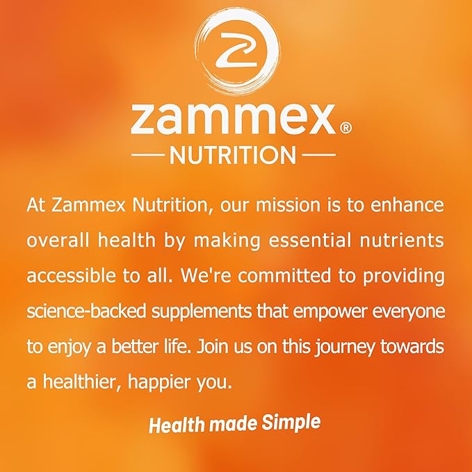 Zammex 100% Grass-Fed Beef Bone Broth Protein Powder, 18G Protein, Hydrolyzed Collagen Peptides Type 1&3, Supports Healthy Skin, Nails, Hair, Joints, Non-GMO, Gluten Free, Paleo & Keto Friendly