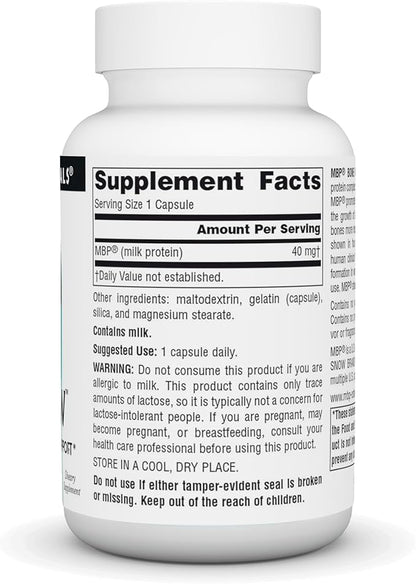 Source Naturals MBP Bone Renew, Milk Protein for Advanced Density Support* - 60 Capsules
