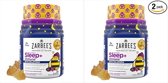 Zarbee's Sleep & Immune Gummy 30ct (Pack of 2)