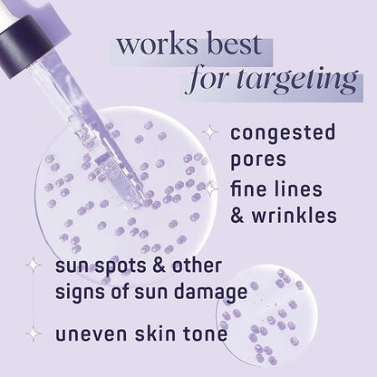 Spa Life Face Serum: REPAIR Retinol Night Serum 100 ml (3.7 oz) Smoothing, Resurfacing, Gently Exfoliating - Targets Fine Lines, Texture, Dark Spots - Boosts Cellular Turnover & Clearer Skin