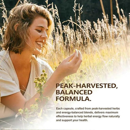 HERBENENERGYflow Dong Quai Capsules, 90 Count. Women Health Supplement for Menopause Relief | Female Balance & Hot Flashes Relief. | Non-GMO, Vegetarian Capsules w/Black Cohosh Red Clover.