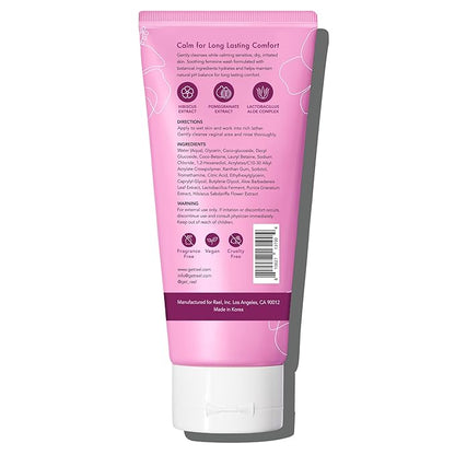 Rael Feminine Wash, Soothing Gel to Foam for Women, Intimate Care, Clean Ingredients (4.4 Fl Oz, Pack of 2)
