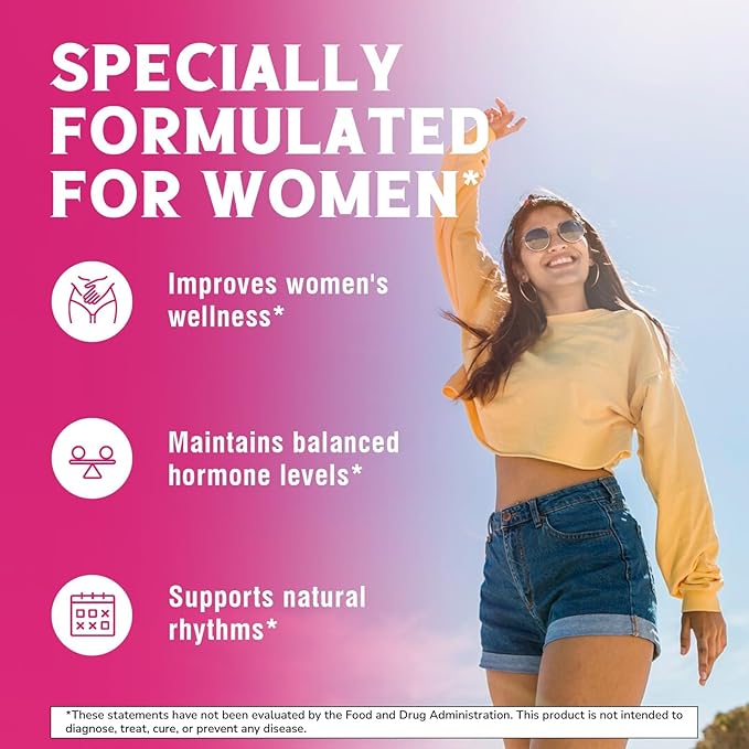 Inositol Supplement, Myo-Inositol & D-Chiro Inositol Supplements for Women, 40:1 Ideal Ratio, Hormone Balance and Women’s Wellness, 120 Vegan Capsules