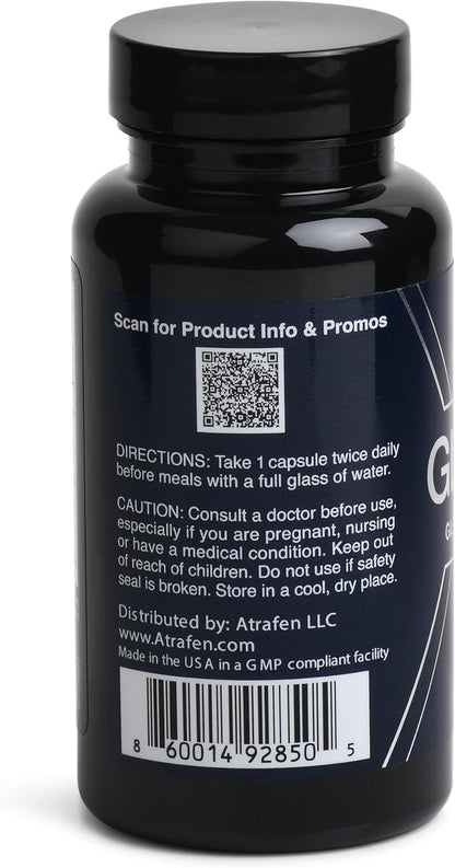 Atrafen GLP Ultra GLP-1 Activator Diet & Weight Loss Supplement Fat Burner, Appetite Suppressant & Metabolism Support 60 Capsules