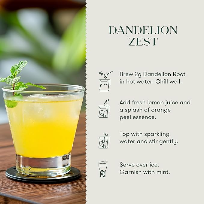 Luxmi Estates - Dandelion Root 50 Teabags, 100% Biodigradable Tea