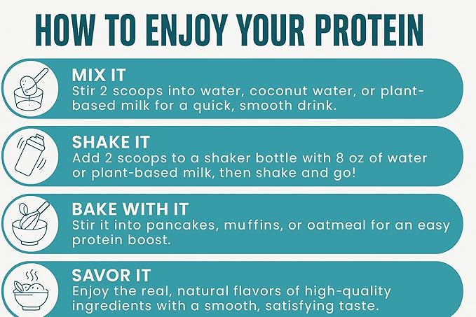 TOZZY Organic Vegan Protein Powder, Vanilla | 35 Servings | 20g Plant-Based Pea Protein | 5 Simple Ingredients | 0g Sugar | Keto | Gluten- & Dairy-Free (2.25 lb)