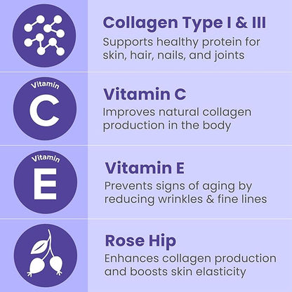 Sanar Naturals Collagen Pills for Women & Men | Hydrolyzed Peptides with Vitamin E & Vitamin C | Supports Hair, Nail, Skin, Bone & Joint Health, Reduce Wrinkles | Grass Fed, Non-GMO,150 Capsules
