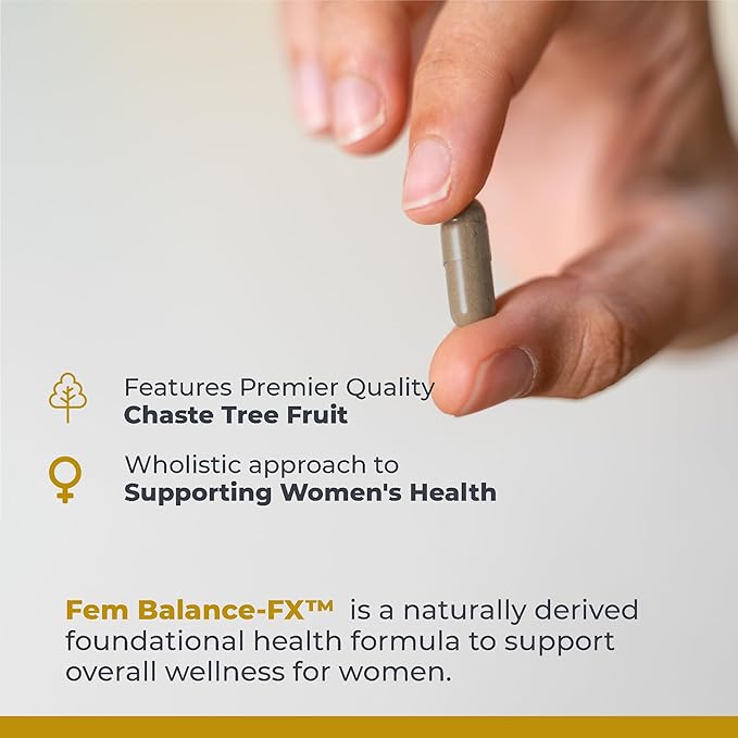 Premier Research Labs Fem Balance FX- Chasteberry Supplement for Women Hormone Balance Support, Chaste Tree Supplement w/Organic Chasteberry Extract, Natural Support for Women- 60 Vegetarian Capsules