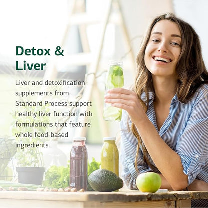 Standard Process Livaplex - Whole Food Bowel, Digestion and Digestive Health, Liver Health and Gallbladder Support with Spanish Black Radish, Betaine Hydrochloride, and Organic Carrot - 90 Capsules