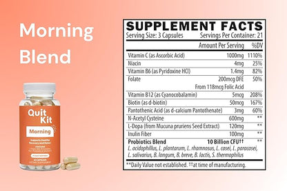Detox & Withdrawal Support System | 21-Day Recovery Supplement for Anxiety, Stress, Sleep, Mood & Craving Support | Magnesium Glycinate, GABA, L-Theanine