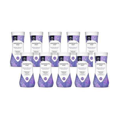 Summer's Eve Delicate Blossom Daily Refreshing Feminine Wash, Removes Odor, pH balanced, 15 fl oz. (Pack of 10)
