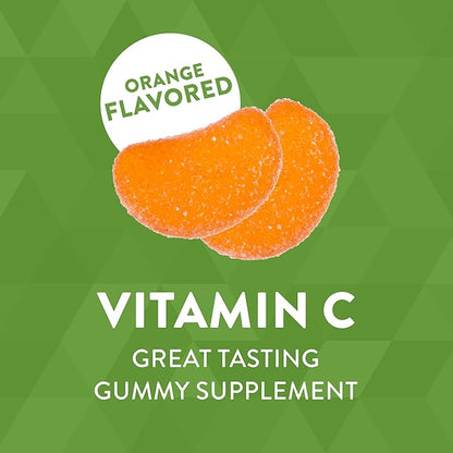 Nature's Way Vitamin C Gummies, Support Immune Health*, Antioxidant, 250 mg per 2-Gummy Serving, Gummy Vitamins, Orange Flavored, 120 Gummies (Set of 2)
