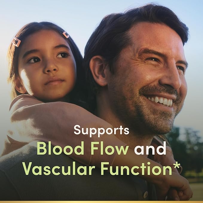 Nature's Bounty L-Arginine 1000mg for Supporting Blood Flow and Vascular Function – Non-GMO, Gluten Free, 50 Tablets (Pack of 3)