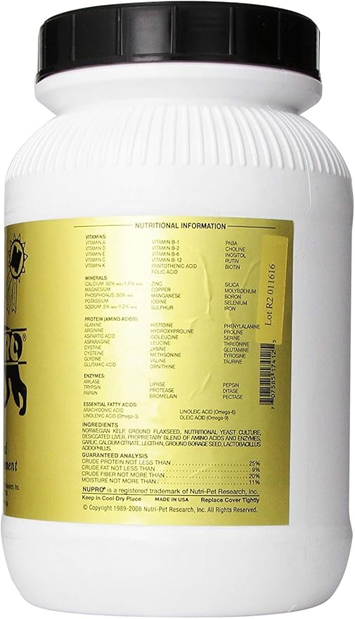 Nupro Nutri-Pet Research Nupro Dog Supplement, 5-Pound