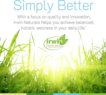 Irwin Naturals Maximum Strength 3-in-1 Carb Blocker - Neutralize Carbohydrates, Aids Digestion and Metabolism Booster - White Kidney Bean Extract + Chromium + Enzyme Blend - 84 Soft-Gels - 2 Pack