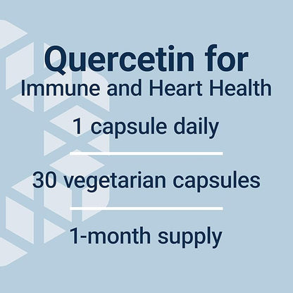 Life Extension Bio-Quercetin, Immune Health Supplement, Heart Health Support, Gluten Free, Non-GMO, Vegetarian, 30 Capsules