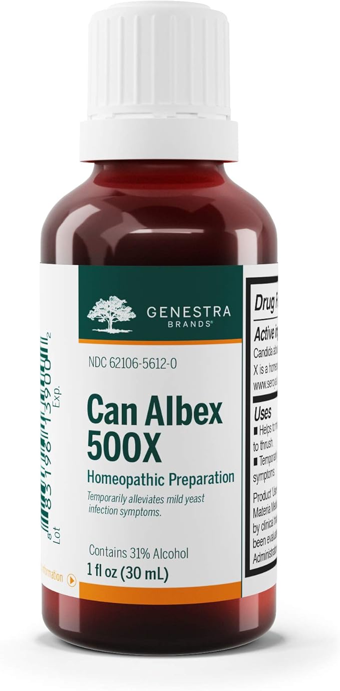 Genestra Brands Can Albex 500X | Candida Albicans Homeopathic Remedy in Liquid Form | 1 fl. oz.
