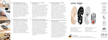 Pedag Viva High, Extra High Arch Support, Made in Germany, for Plantar Fasciitis, Metatarsal Support, Tan, US Women 11, Men 8, EU 41