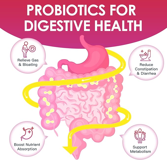DRFOSTER Probiotics for Women Digestive Health, Vaginal probiotics 120 Billion CFU 31 Strains with Digestive Enzymes & Prebiotics & D Mannose & Cranberry for Urinary Tract, 90 Capsules