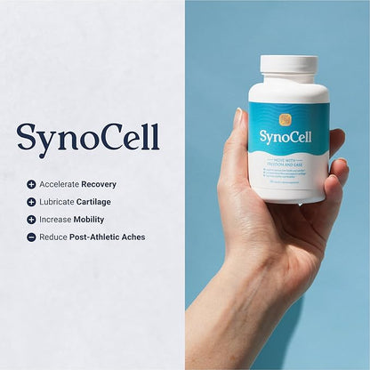 Synocell Glucosamine Chondroitin Complex 2 Pack Back, Neck, and Joint Support Supplement with Boswellia, Quercetin, & MSM - Renew Your Joints from the Inside Out - Move with Freedom and Ease