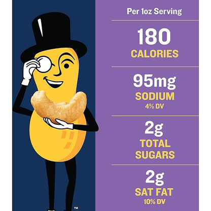 PLANTERS Deluxe Salted Mixed Nuts, Roasted Cashews, Almonds, Pecans, Pistachios, and Hazelnuts, Party Snacks, Plant-Based Protein, Quick Snack for Adults, After School Snack, 34oz Container