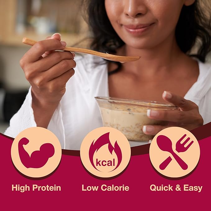 ProtiDIET High Protein Maple Brown Sugar Oatmeal - Sugar free Instant Oatmeal for a Healthy and Nutritious Breakfast, Packed with Essential Nutrients - 7 Count Box