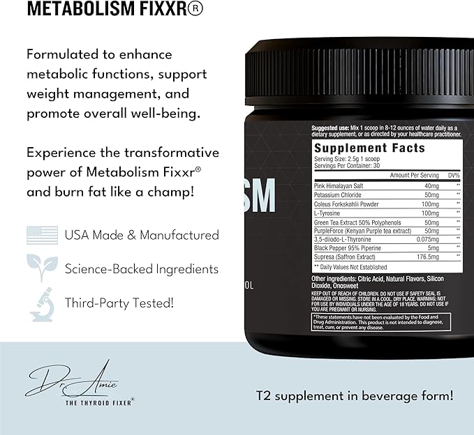 Metabolism Support by Dr. Amie | Orange Crush Flavor | 30 Servings