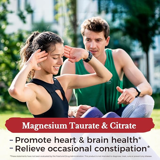 Vitalitown Magnesium Complex Supplement 500mg - NSF Certified Magnesium Glycinate, Malate, Taurate & Citrate - Chelated High Absorption & Gentle on Stomach - Vegan Non-GMO 240 Capsules